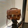 Trendy Korean Vintage Small Square Bag Stylish Minimalist Design For Autumn Fashion