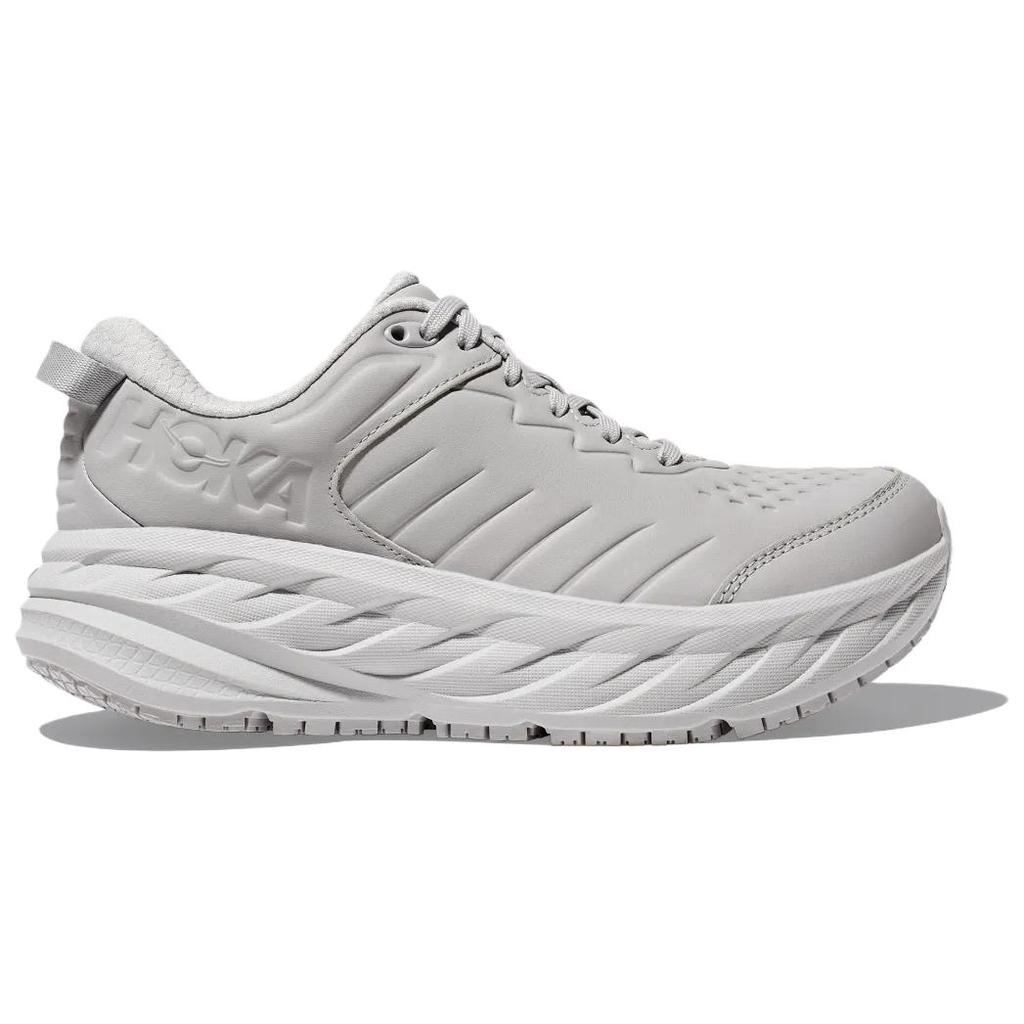 HOKA Bondi SR Harbor Mist Men Sneakers Grey Lunar-Rock 1110520-HMLR