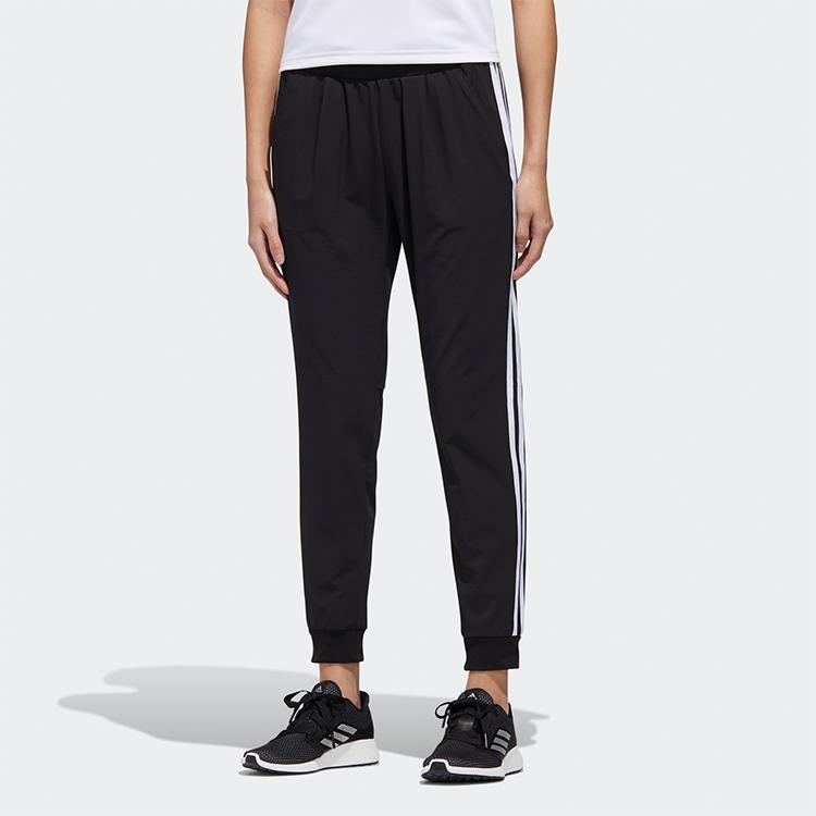 adidas MH Series Knit Track Pants Women Breathable Casual Daily Bottoms Black GF0112