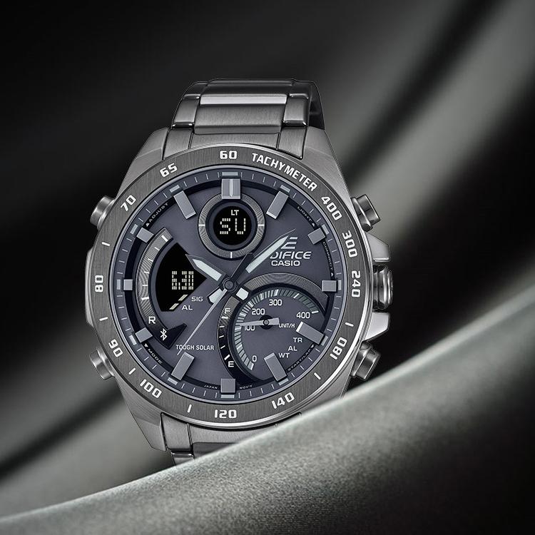 CASIO Men EDIFICE Gray Watch ECB-900MDC-1A ECB-900MDC-1A