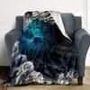 Blue Cave Flannel Blanket Throw Blanket Soft Warm Sofa Bed Camping Home Decor Unique Christmas Gift C926126