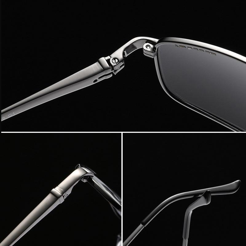 Ochelari de soare de înaltă calitate, cu fețe mici, care își schimbă culoarea, ochelari de soare speciali pentru condus, ochelari polarizați cu ramă mică, pot fi asortați cu miopia 1226.