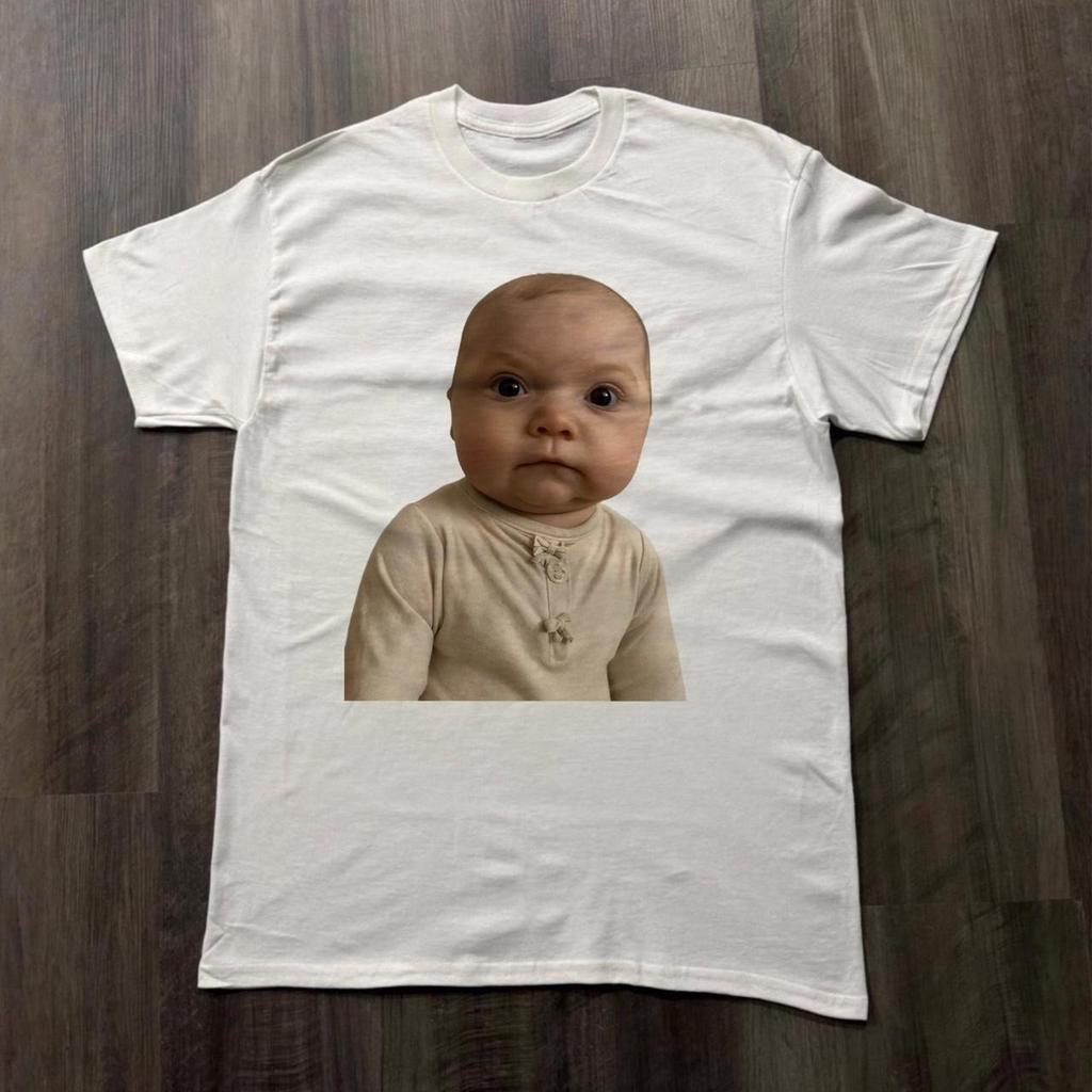 Baby Meme Shirt Cute Baby Face Tee Funny Graphic Tee Trendy Meme Shirt Unisex Gift Tee Aesthetic Streetwear Shirt