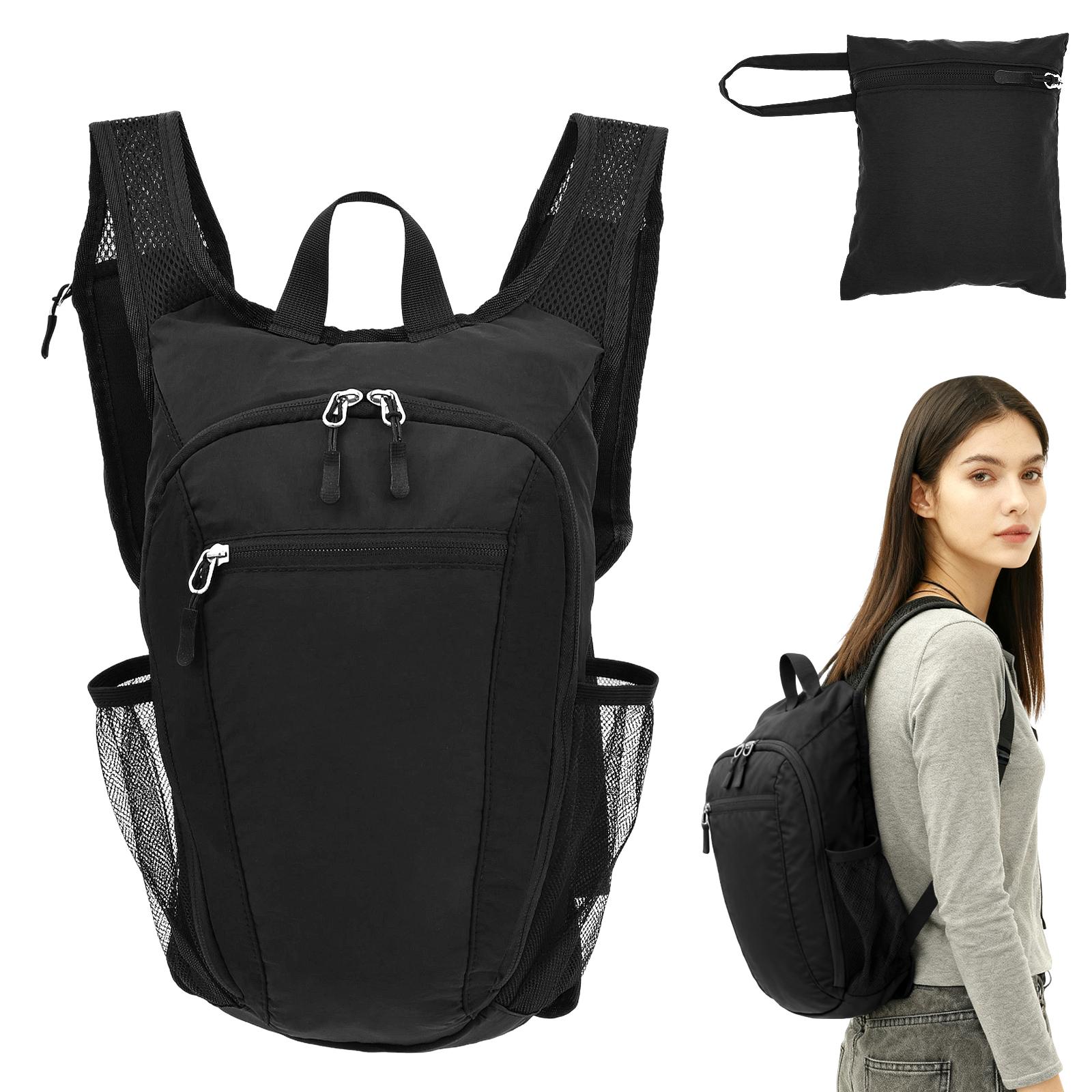 10L Small Hiking Backpack Travel Dual Shoulder Strap Foldable Mountaineering Bag Portable Lightweight Cycling Knapsack Daypack