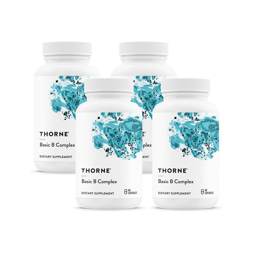 Thorne Research Basic B Complex Capsules 60 Tablets 4 pcs