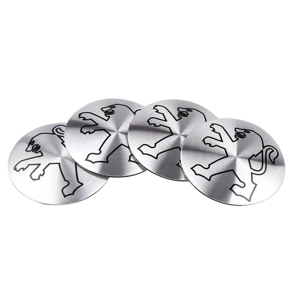 2026 Heißer Autoaufkleber 3D-Aluminium-Styling Auto-Radnabenkappen Abdeckung Felgenaufkleber für Peugeot 206 207 208 306 307 308 406 407