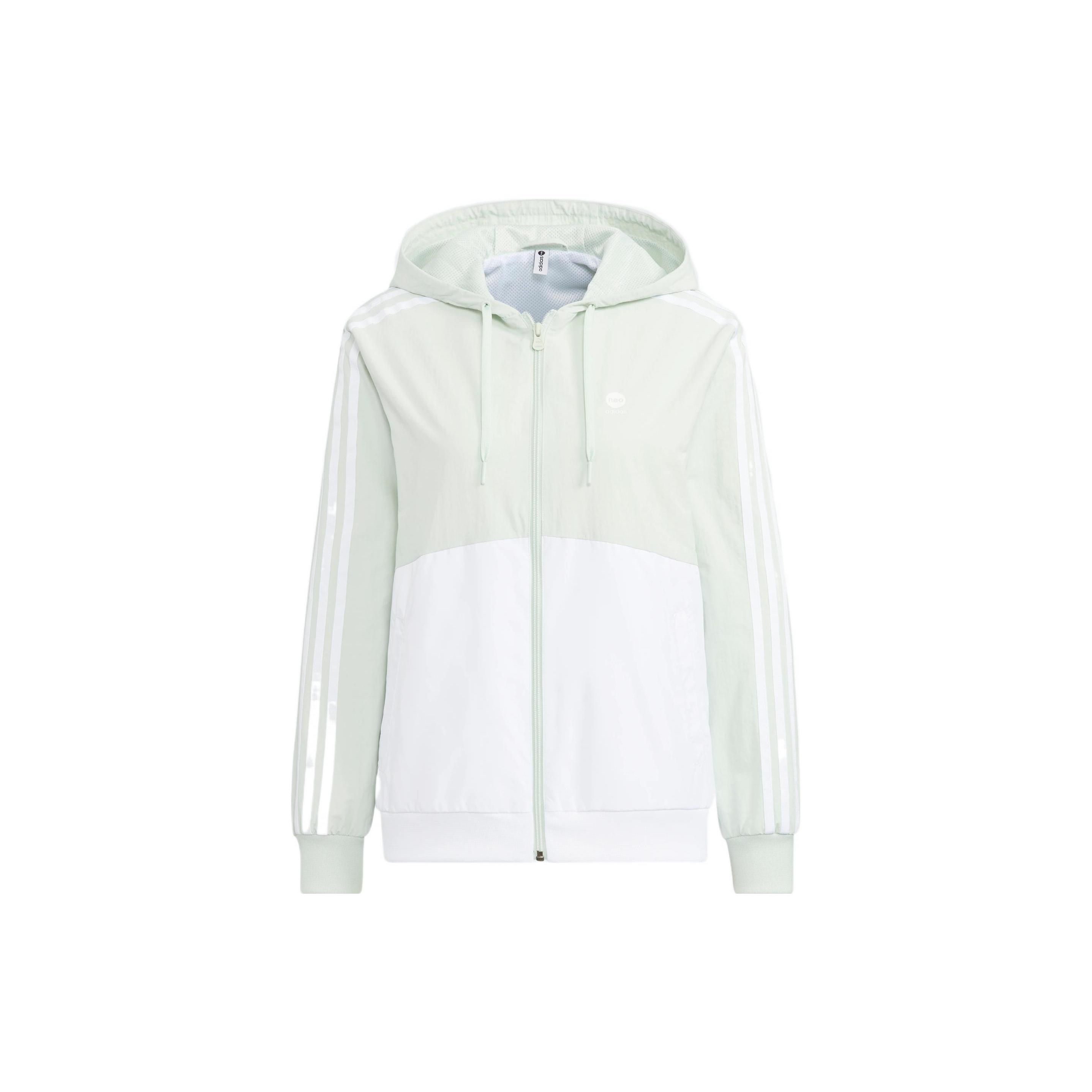 (WMNS) adidas Essentials Woven Jacket Asia Sizing White Women s HM2000 L
