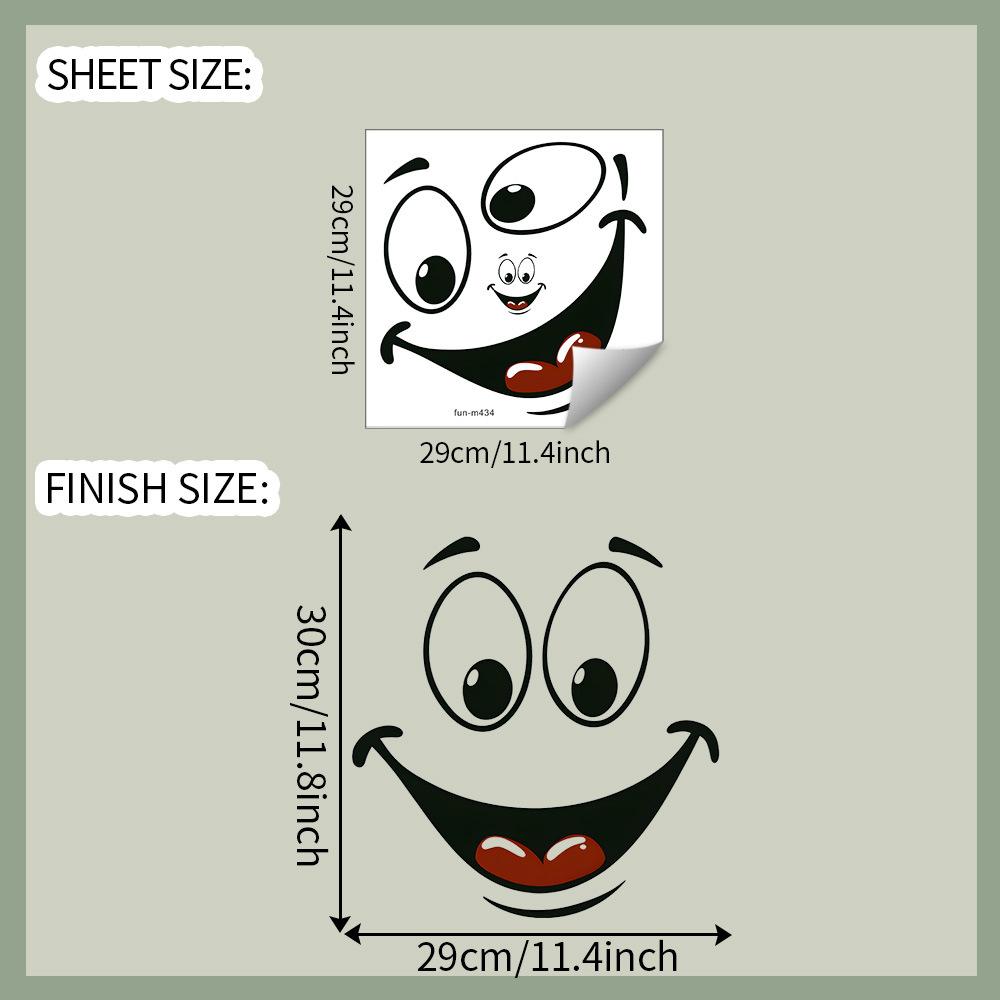 

Милые и забавные смайлики Наклейки для ванной и туалета для украшения fun-m434