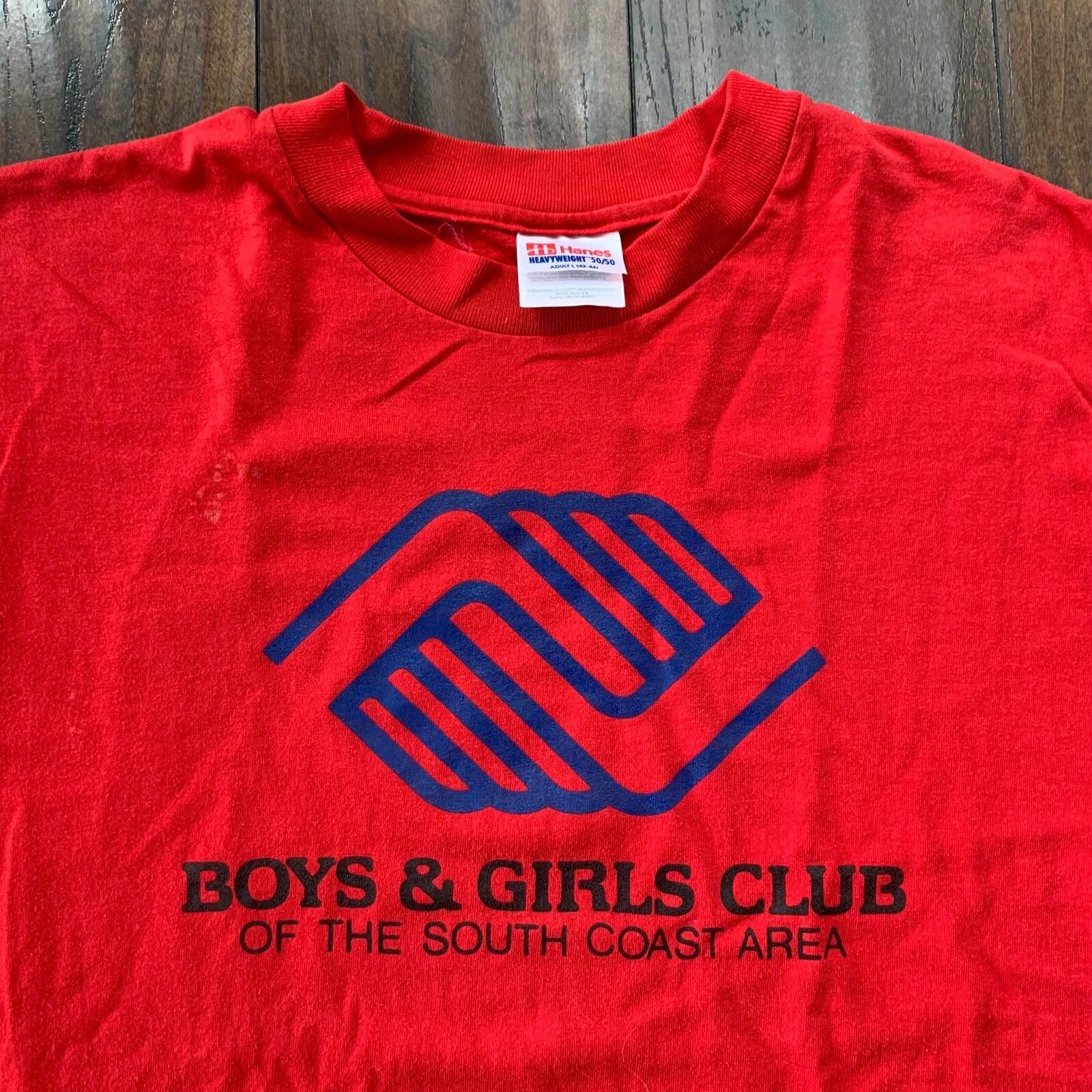 

Boys Girl Club Coast Vintage T Shirt Indoor Soccer 90s Support Love Sports Rap M