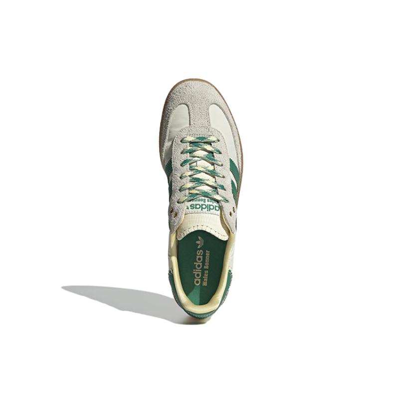 adidas Wales Bonner X Samba Cream White Bold Green Sneakers GY4344