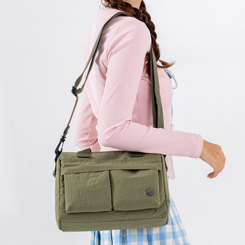 Damen Pendler Umhängetasche Unifarbene Crossbody Tasche