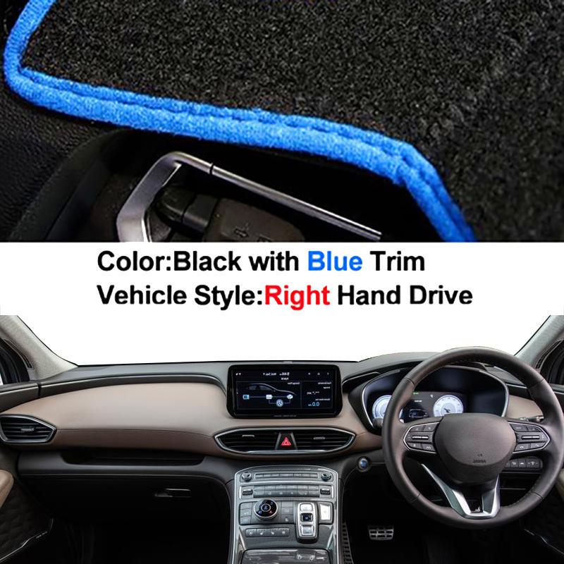 Car Auto Dashboard Cover DashMat Carpet Cape For Hyundai Santa Fe HEV 2026 2026 Protector Rug Cushion Anti-UV Block Sun Ray