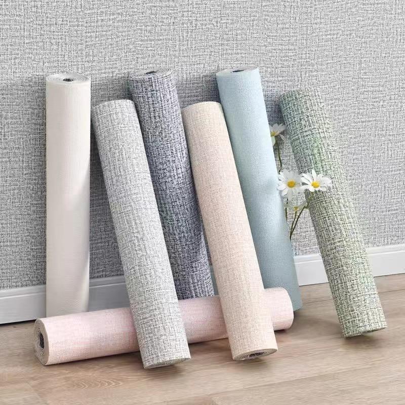 DIY Decoration Mold Proof and Waterproof Modern Bedroom Self Adhesive Background Wall Home Wallpaper Cabinet Wallpaper