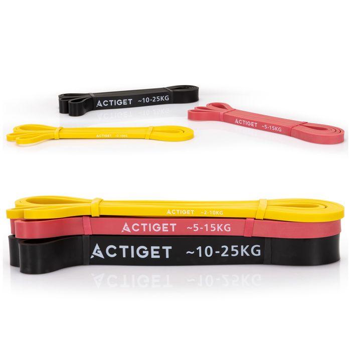 Bandes de résistance - SPRINGOS - Lot de 3 - Élastiques flexibles - Fitness - Débutant