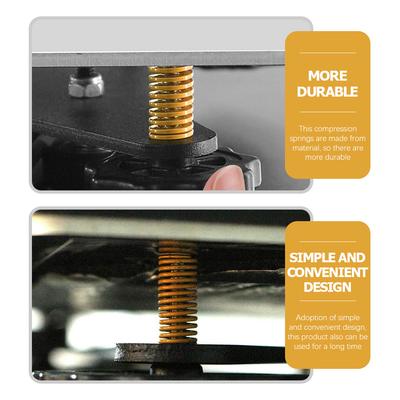 12Pcs 3D Printer Spring Steel Bearings Heated Bed Spring Replacement Bottom Connect Leveling Durable Printer Springs
