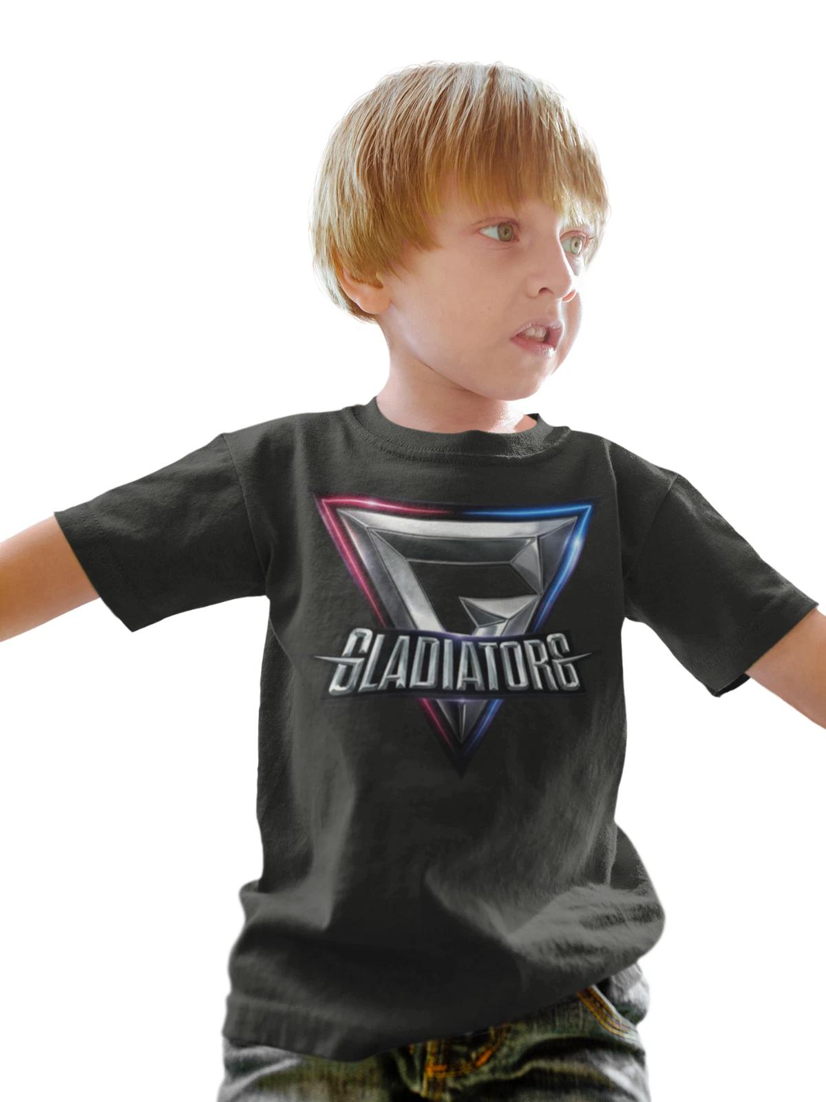 gladiators gaming 2025 boys girls kids kids boys T-Shirt 100