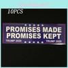 Trump 10pcs Donald Bumper Sticker 2020 Build The Wall Promises Kept Sticker Pack