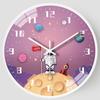 14-inch 35cm wall clock children's room bedroom mute clock living room planet space space living room wall clock