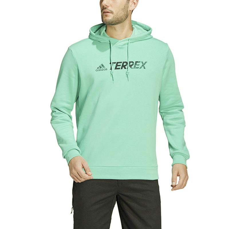 Adidas Terrex Casual Sport Hoodie Men Hoodies Emerald-Green GN9971