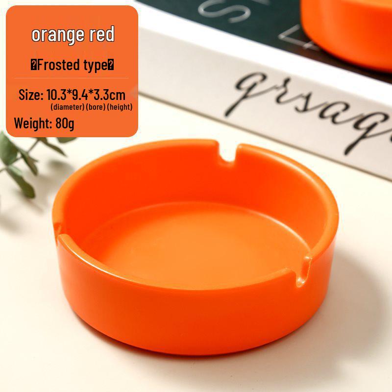 Colorful Drop-Resistant Melamine Ashtray for Hotels, Cafes, Homes, and Bars