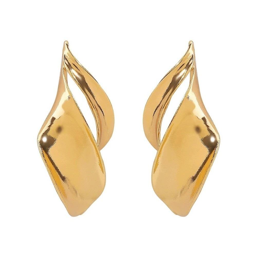 Light Luxury Big Stud Earrings Leaves Vintage Dangle Earrings Ladies' Earrings  Daily Wear