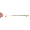 1/12 Scale Miniature Curtain Rod Model Figurine For Dollhouse Accessories Realistic Golden Finish Detailed Scene Display
