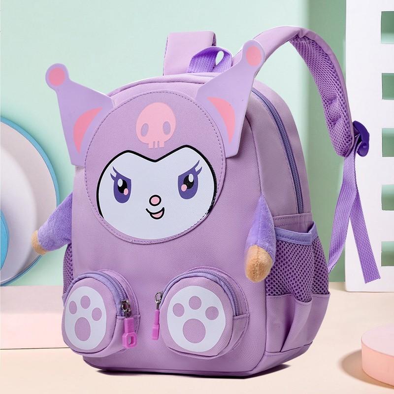 Bear Teddy Cartoon Childrens Bag Oxford Cloth Lightweight Spine Protection