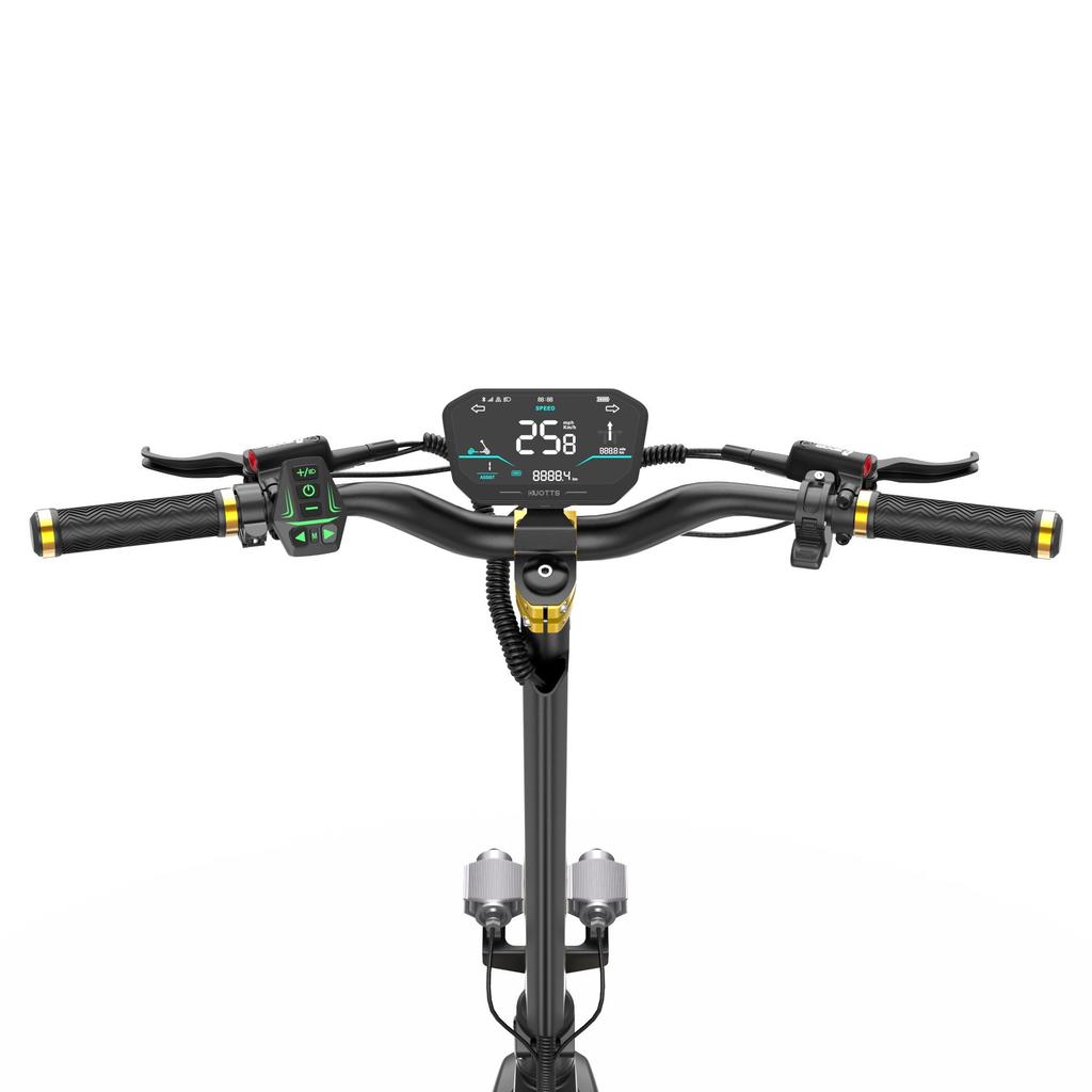 OOTD S30- 2400W Dual Motor Electric Scooter 52V 23.4Ah Battery 60KM Range Foldable E-Scooter with GPS Tracking