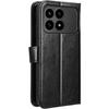 Flip Case for Xiaomi Poco F8 Pro, Crazy Horse Wallet, Black