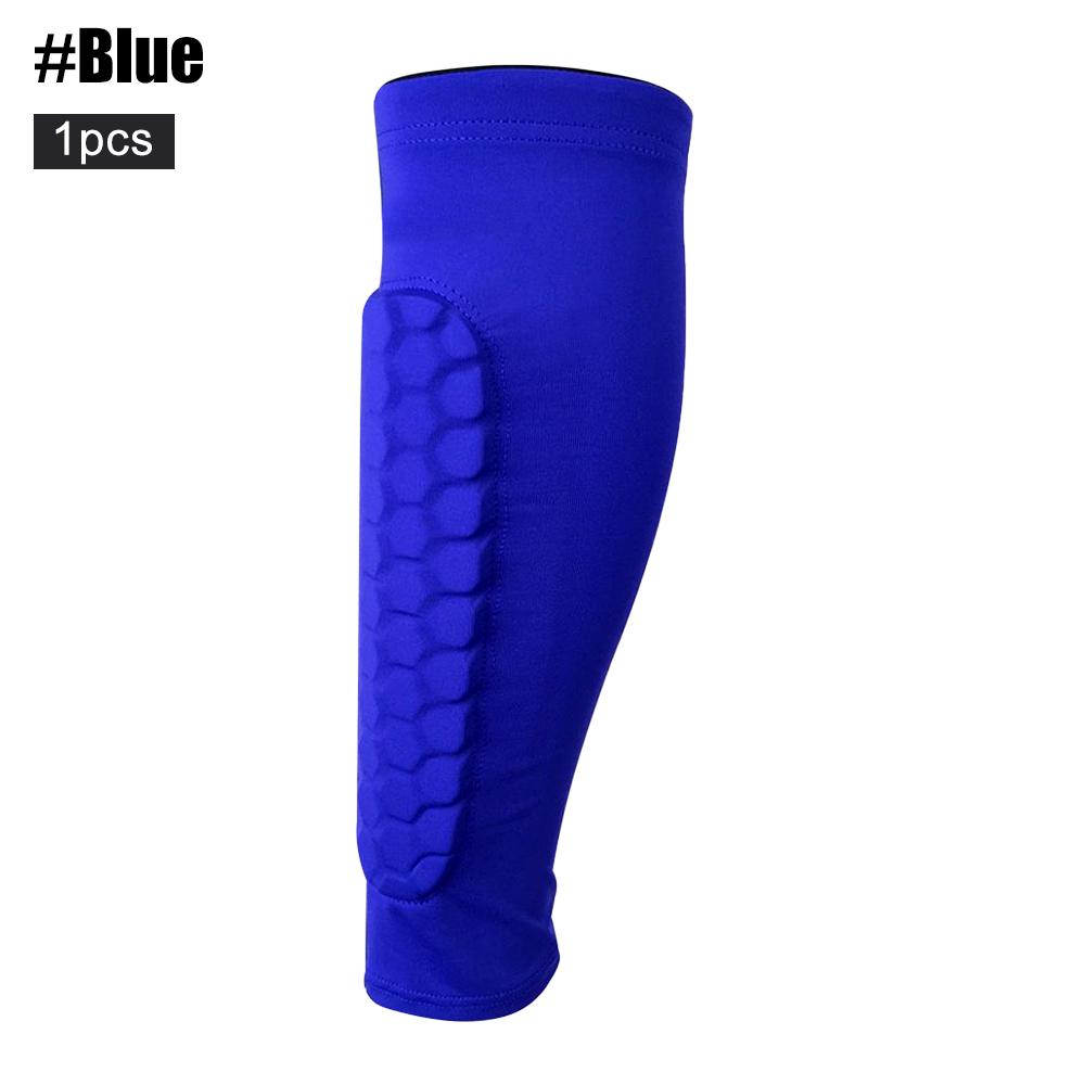 1PCS Soccer Shin Guards Pads for Kids Youth Adult,Football Calf Socks Sleeves with Foam,Calf Compression Sleeve Honeycomb Pads 1