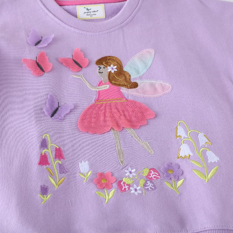 2025 Autumn Girls' Loose Long-Sleeve Sweatshirt - New Spring/Autumn Style