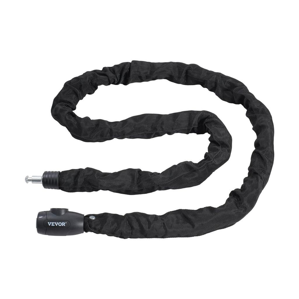 Bike Chain Lock 5.91 Ft Combination Bicycle Chain Lock with 4 Keys 10mm