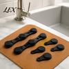 Air Fryer Paper Stabilizer Magnetic Parchment Clips, Food Grade Silicone Buckle, Heat Resistant Clip Holder for Secure Liner Placement And Even