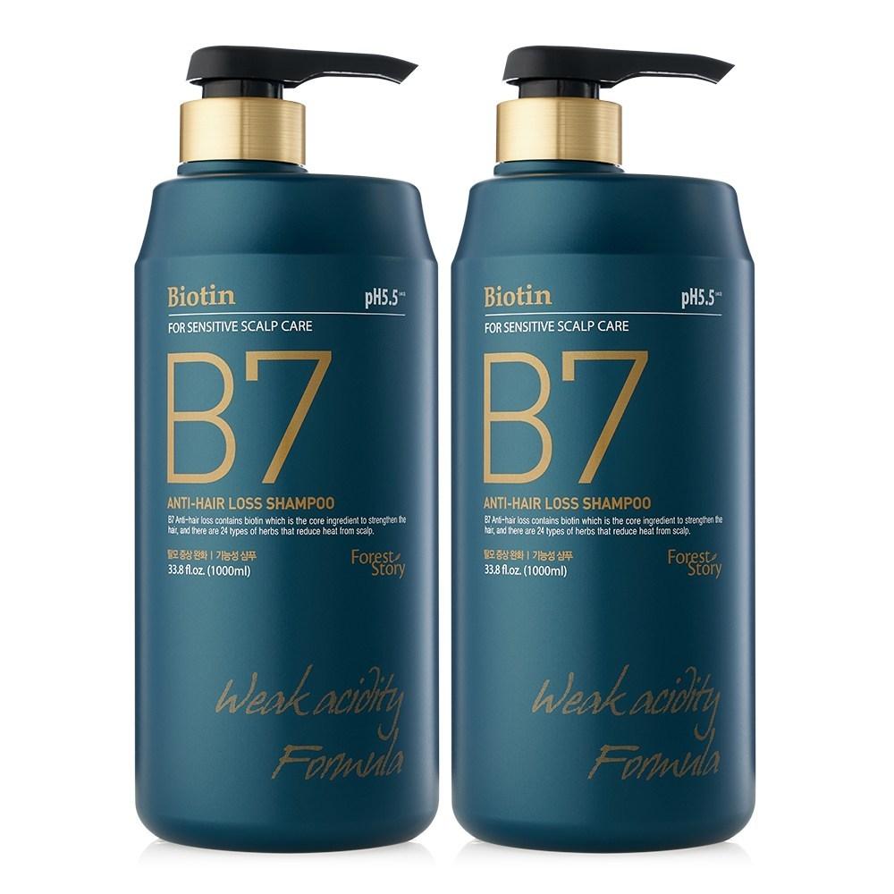 Forest Story B7 Mildly Acidic Hair Loss Shampoo 1L 2 pcs