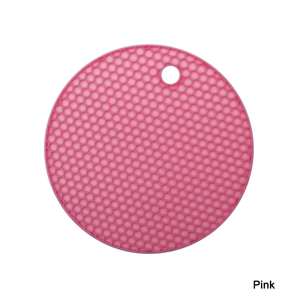 

Силиконовый коврик с сотовым дизайном – утолщенная противоскользящая теплоизоляция и компактное решение для подвесного хранения 14.2cm розовый