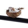 Car Craft Parties Lawn Ornaments Miniature Bird Nest Artificial Birds Home Decor Birds Egg