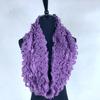 Autumn and winter warm knitted wool imitation cashmere solid color scarf women's scarf fashionable and versatile