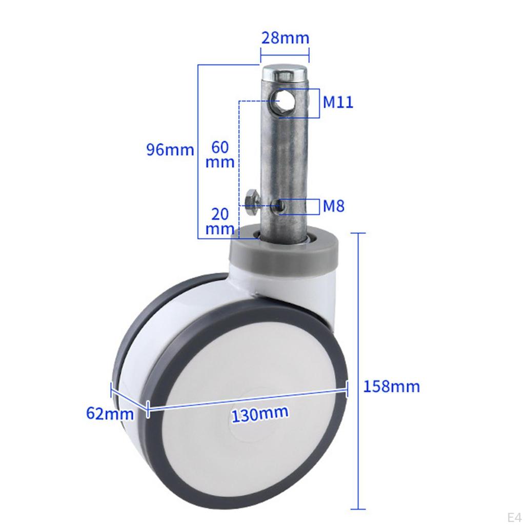 Obrotowy trzpień Kółko szafki Koła zamienne Kółka do krzeseł Obrót podłogi