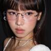 Chen Duling Stil Ultra-Leichte Rahmenlose Damen-Korrektionsbrille