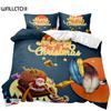 Christmas Duvet Cover Set Holiday Twin Bedding Set with Santa Print for Kids Teens Double Queen King Size Polyester Qulit Cover