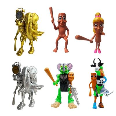 Figurki Akcji Hybryda Zwierzęco-Ludzka Tung Tung Sahur Tralalero Tralala Fantasy Dekor Biurka Unikalna Rzeźba Kolekcjonerskie Prezent