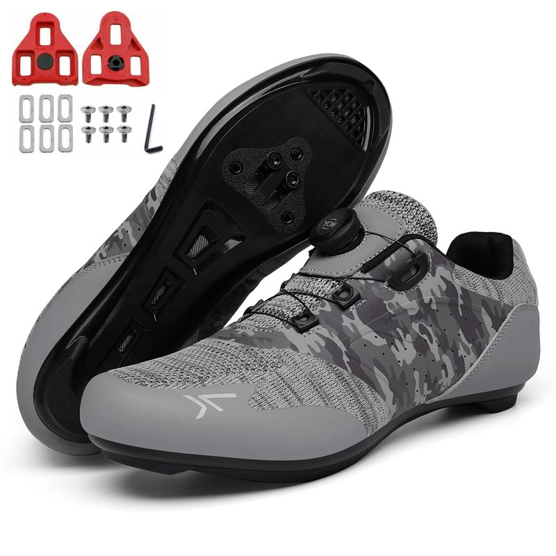 Cycling Shoes Men Breathable MTB Cleat Shoes Self-Locking Racing Road Bike SPD Shoes Lightweight Bicycle Sneakers Large Size 49
