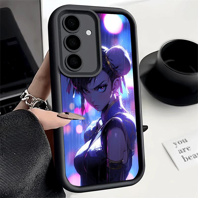 Phone Case for Samsung Galaxy S26 S25 Ultra S24 FE ChunLi S-Street F-FighterS Shell S23 Plus S22 + S21 S20 5G Soft Silicone Fund