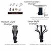1/3Pcs Aluminum Zinc Zinc Alloy Light Bulb Changing Tool Telescopic Rod Bulb Removal Tool  High Ceilings
