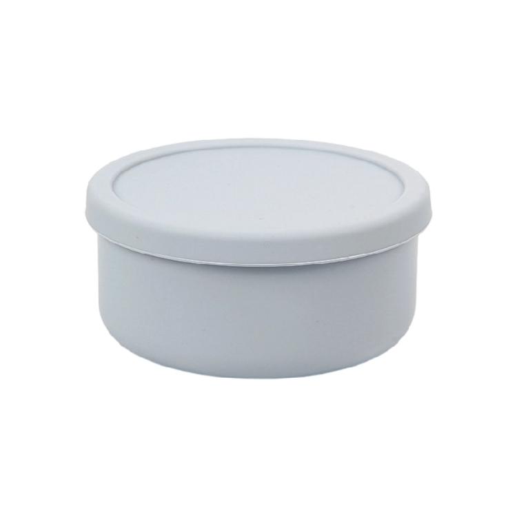 Multifunctional Silicone Meal Container Dishwasher Safe Freezers Friendly Spill Proof Design 300ml/700ml Thin Profile