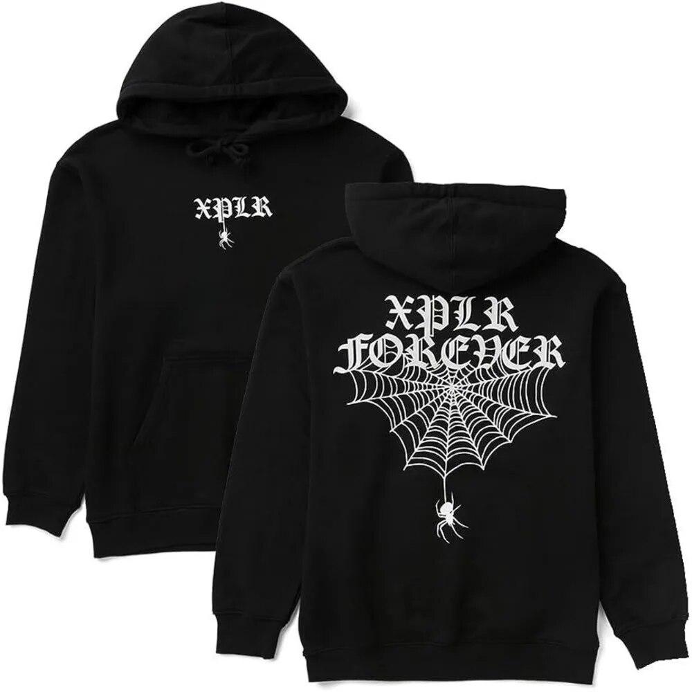 

Толстовка унисексXPLR Sam and Colby Hell Week Spider Halloween Merch Толстовки Унисекс Толстовка с капюшоном Повседневная одежда