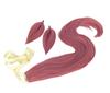ABUNDANTDOODS Miho no Cosplay Disguise Cosplay Wig with Net and Pink and Bourbon-style Wig, Heat-Resistant, 75cm, Wig, Comb, (Wig, Ears, Tail)