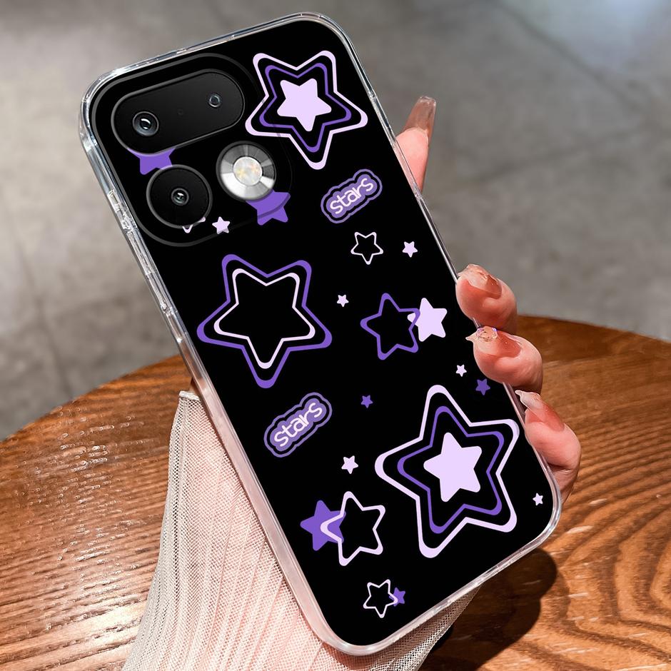 Cases For OPPO Realme 16 Pro 16 Pro Plus Yellow Duck Girl Antifouling Trendy Transparent Housing For Realme 16Pro 16 Pro+ Fundas