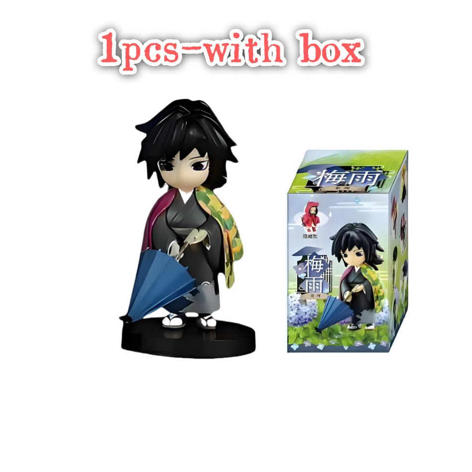 Demon Slayer Tanjiro Kamado Nezuko anime cartoon figure blind box creative statue model ornament surprise gift box