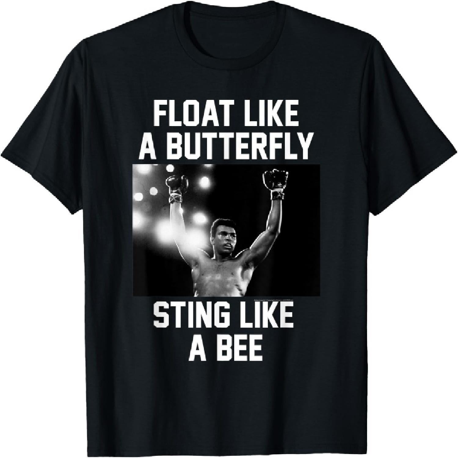 Muhammad Ali Float like a Butterfly T-Shirt S разноцветный